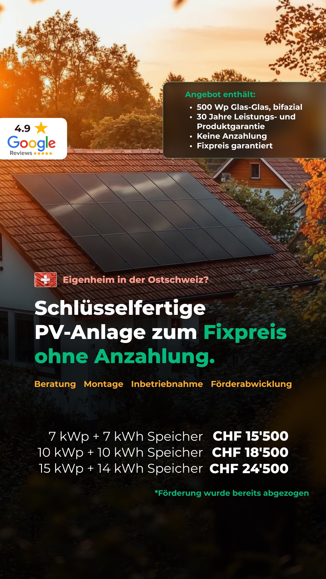 BK Photovoltaik GmbH, Projekt