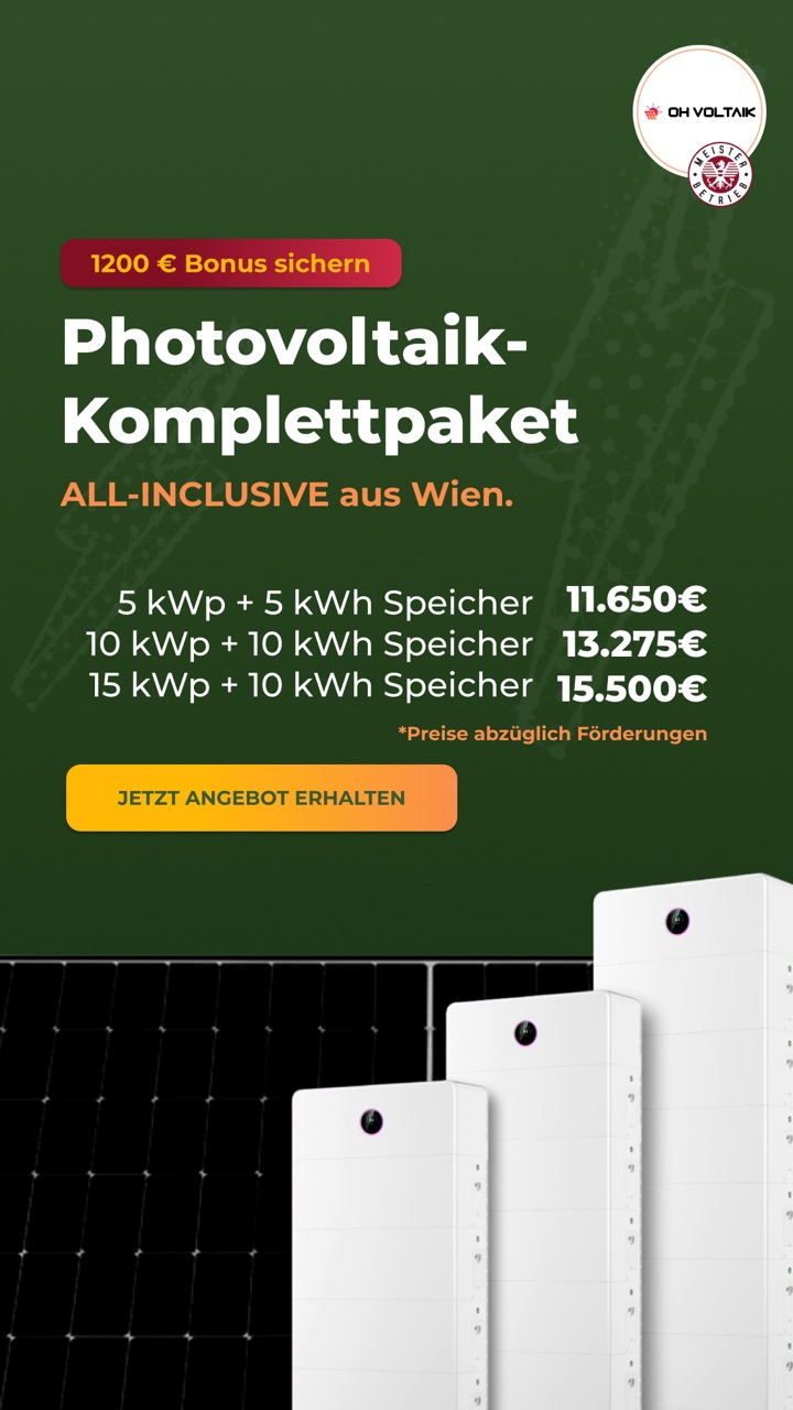 Meta-Anzeige: Photovoltaik-Komplettpakete mit Preisen, Juni 2026