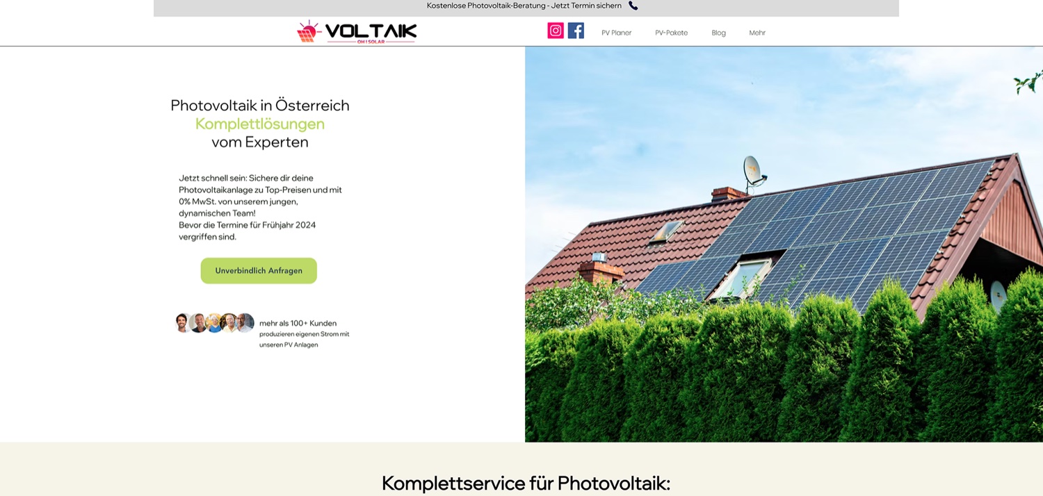 OH Voltaik Vorher