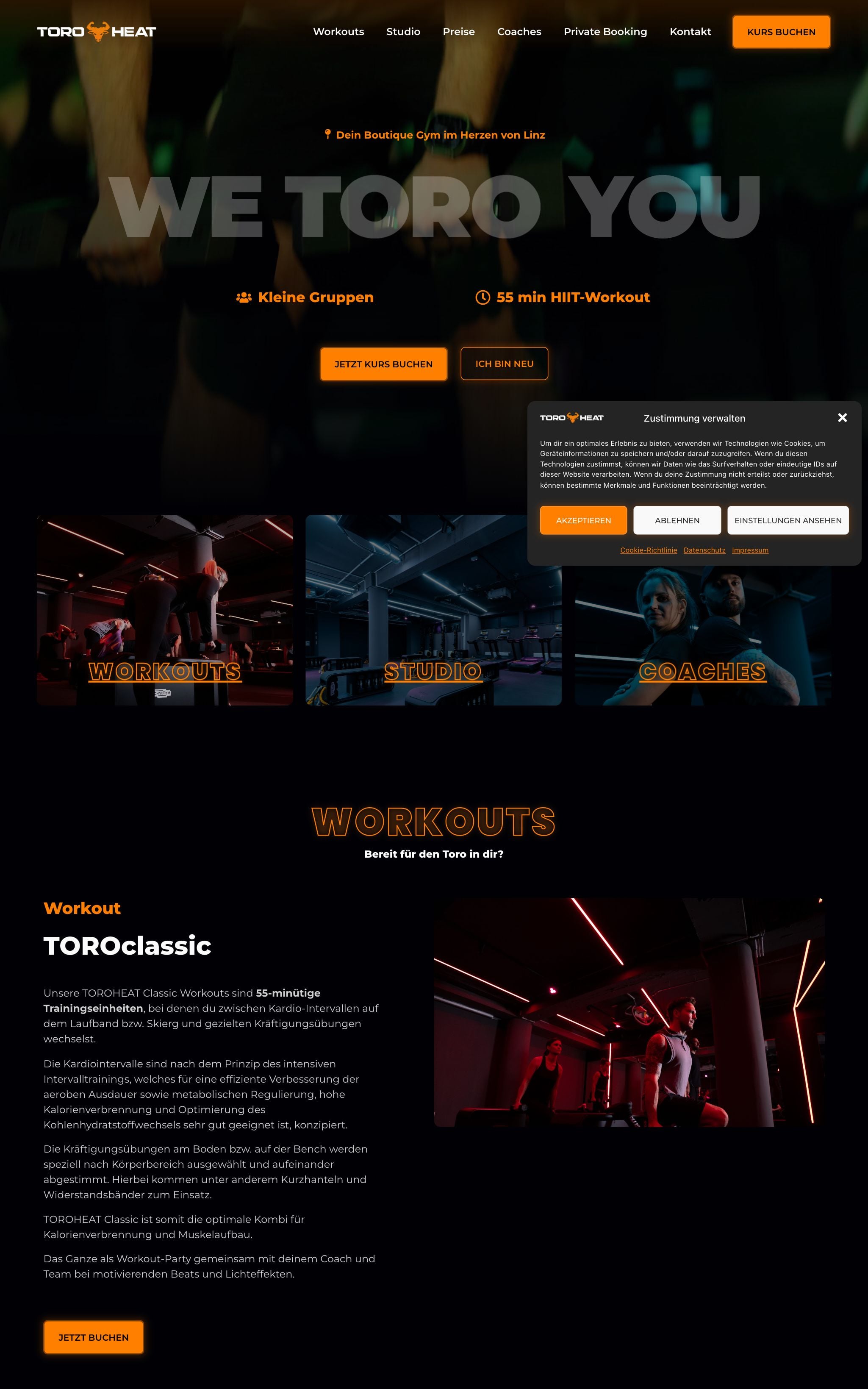 TOROHEAT, Website