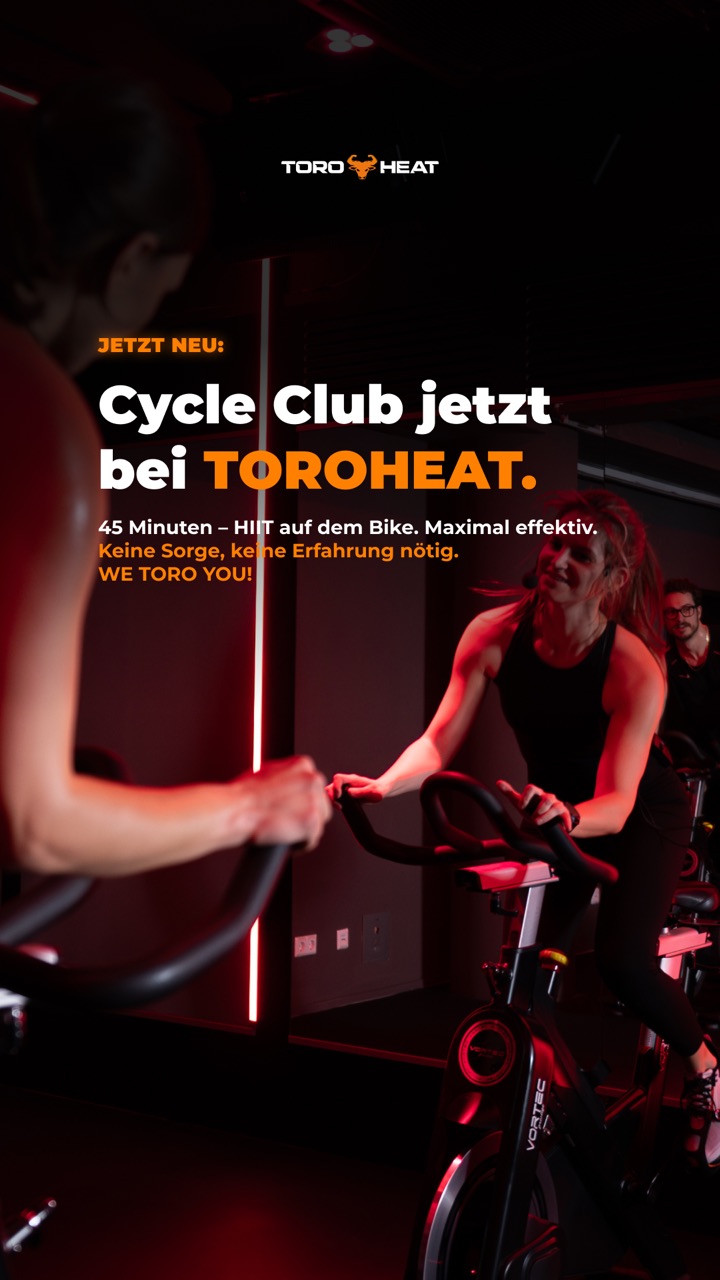Meta-Anzeige: Cycle Club, HIIT auf dem Bike